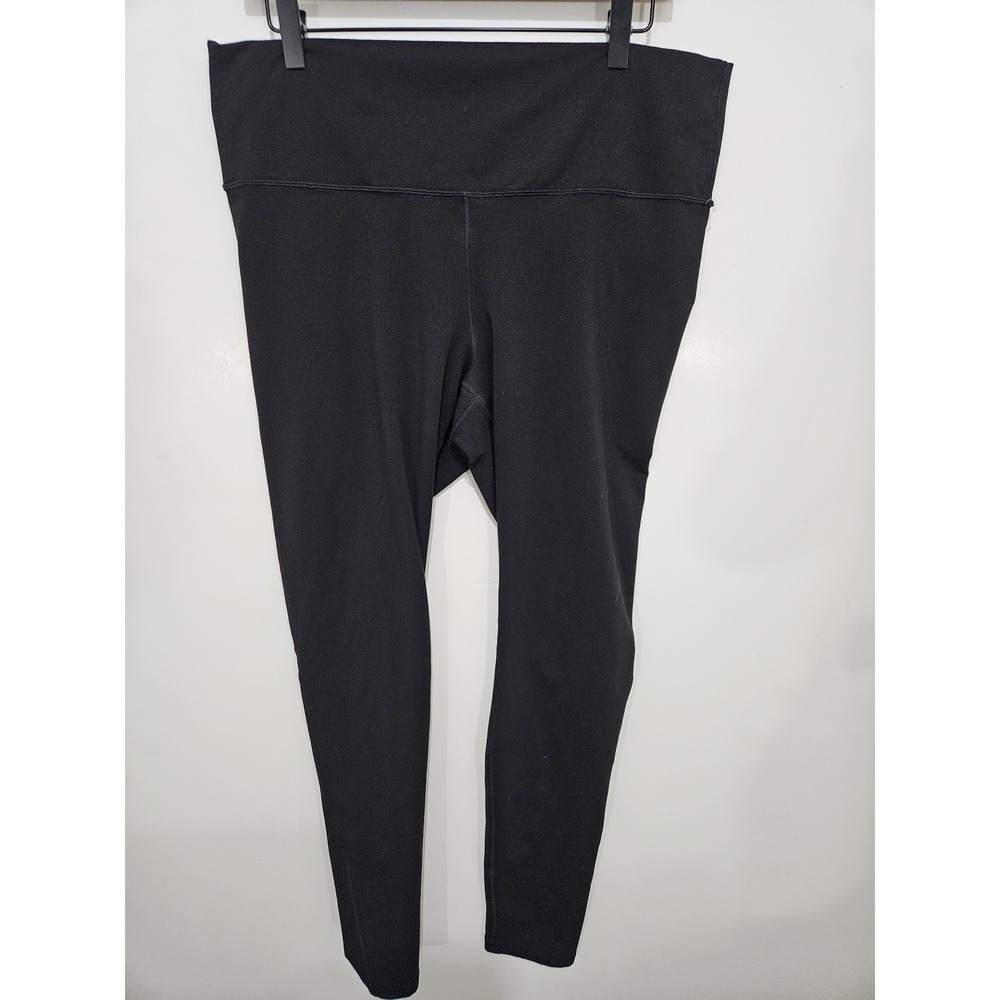 Fabletics PowerHold Black High Waisted Compression Leggings Women 7/8‎ Length